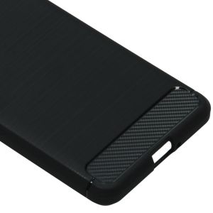 Brushed TPU Case Schwarz für das Sony Xperia 10 II