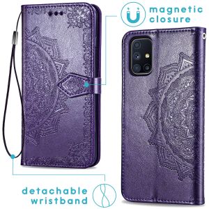 iMoshion Mandala Klapphülle  Samsung Galaxy M51 - Violett