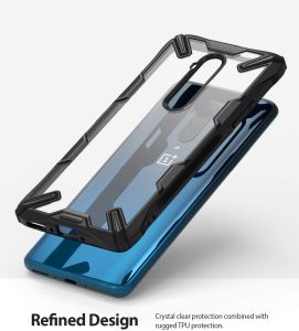 Ringke Fusion X Case Schwarz für das OnePlus 7T Pro