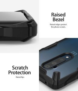 Ringke Fusion X Case Schwarz für das OnePlus 7T Pro
