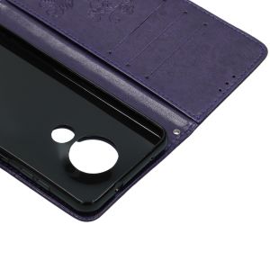 Kleeblumen Klapphülle Violett Nokia 6.2 / Nokia 7.2