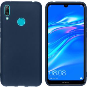 iMoshion Color TPU Hülle Dunkelblau für Huawei Y7 (2019)