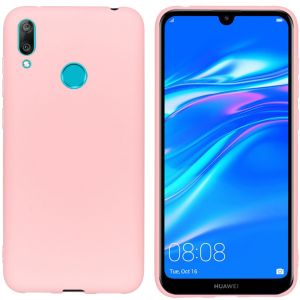 iMoshion Color TPU Hülle Rosa für Huawei Y7 (2019)