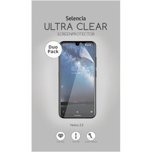 Selencia Duo Pack Ultra Clear Screenprotector für das Nokia 2.2