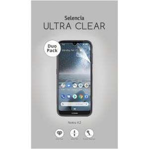 Selencia Duo Pack Ultra Clear Screenprotector für das Nokia 4.2