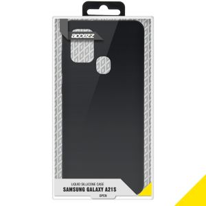 Accezz Liquid Silikoncase Schwarz für das Samsung Galaxy A21s