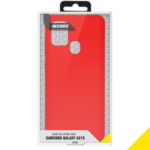 Accezz Liquid Silikoncase für das Samsung Galaxy A21s - Rot