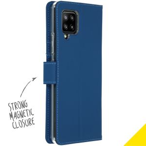 Accezz Wallet TPU Klapphülle für das Samsung Galaxy A42 - Dunkelblau