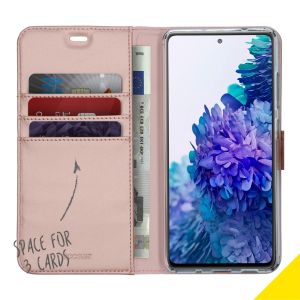 Accezz Wallet TPU Klapphülle Samsung Galaxy S20 FE - Roségold