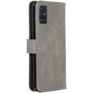 iMoshion Luxuriöse Klapphülle Grau für Samsung Galaxy A51