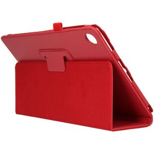 Unifarbene Tablet-Klapphülle Tab M10 Plus - Rot