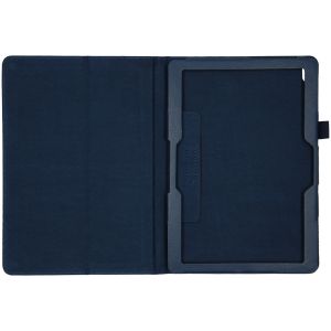 Unifarbene Tablet-Klapphülle Dunkelblau Lenovo Tab P10