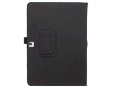 Schwarze unifarbene Tablet Klapphülle Samsung Galaxy Tab 4 10.1