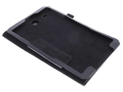 Schwarze unifarbene Tablet Klapphülle Samsung Galaxy Tab E 9.6