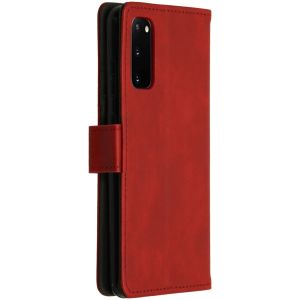 iMoshion Luxuriöse Klapphülle Rot für das Samsung Galaxy S20
