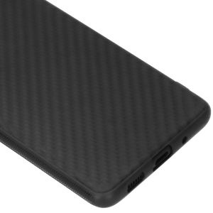 Carbon-Hülle Schwarz für das Samsung Galaxy S20 Plus