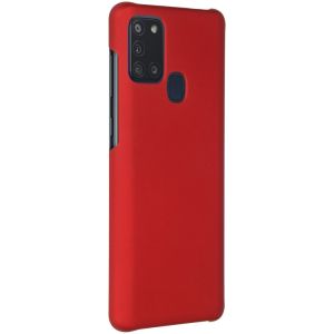 Unifarbene Hardcase-Hülle Samsung Galaxy A21s - Rot