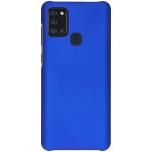 Unifarbene Hardcase-Hülle Samsung Galaxy A21s - Blau