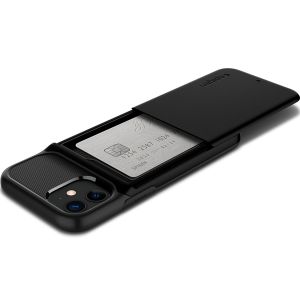 Spigen Slim Armor Wallet Case für das iPhone 12 Mini - Schwarz