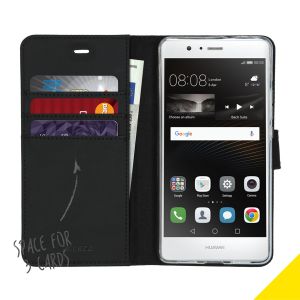 Accezz Wallet TPU Klapphülle Schwarz  für das Huawei P9 Lite