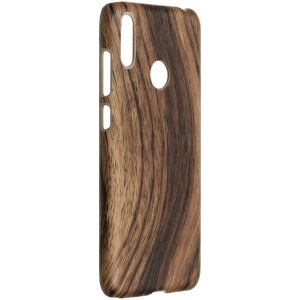 Holz-Design Hardcase-Hülle Dunkelbraun Huawei Y7 (2019)