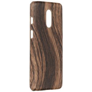 Holz-Design Hardcase-Hülle Braun für das OnePlus 7