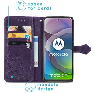 iMoshion Mandala Klapphülle Motorola Moto G 5G - Violett
