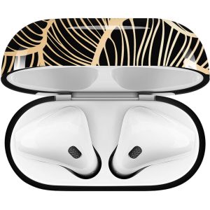 iMoshion Design Hardcover Case AirPods 1 / 2 - Golden Leaves