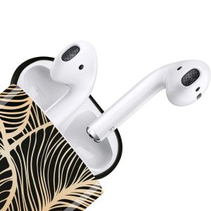 iMoshion Design Hardcover Case AirPods 1 / 2 - Golden Leaves