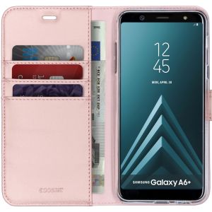 Accezz Roségoldenes Wallet TPU Klapphülle Samsung Galaxy A6 Plus(2018)