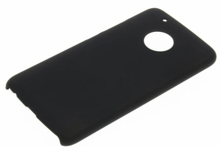 Schwarze unifarbene Hardcase-Hülle für Motorola Moto G5 Plus