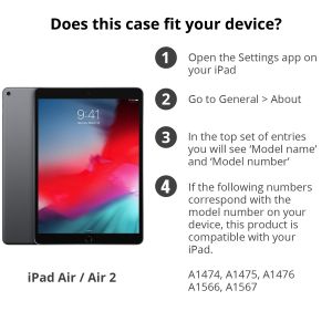iMoshion Schutzhülle mit Handgriff kindersicher iPad Air 1 (2013) / Air 2 (2014) (2013) / Air 2 (2014) / Pro 9.7 (2016) - Rosa