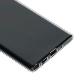 Accezz TPU Clear Cover Transparent für Samsung Galaxy Note 10 Plus