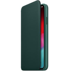 Apple Leather Folio Klapphülle Grün für das iPhone Xs Max