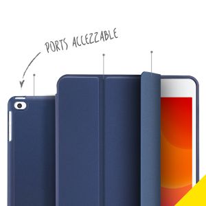 Accezz Smart Silicone Klapphülle Blau iPad 10.2 (2019 / 2020 / 2021)