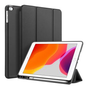 Accezz Smart Silicone Klapphülle Schwarz iPad 10.2 (2019 / 2020 / 2021)