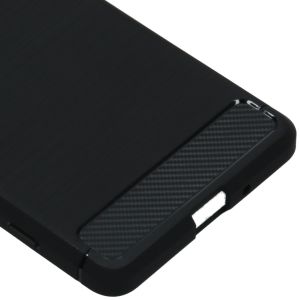 Brushed TPU Case Schwarz für das Sony Xperia 1 II