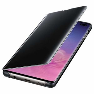 Samsung Original Clear View Cover Klapphülle Schwarz für das Galaxy S10 Plus