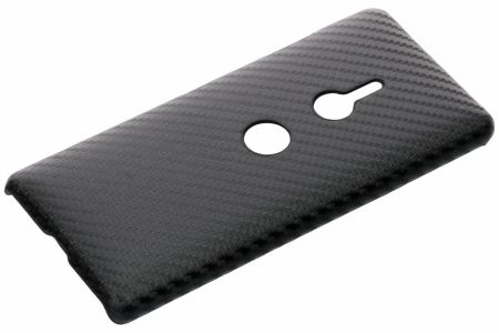 Carbon Look Hardcase-Hülle Schwarz für das Sony Xperia XZ3
