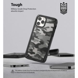 Ringke Fushion X Case für das iPhone 12 (Pro) - Camo Schwarz