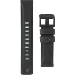 UAG Leather Strap Band Schwarz Galaxy Watch 46 mm / Watch 3 45mm