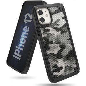 Ringke Fushion X Case für das iPhone 12 Mini - Camo Schwarz