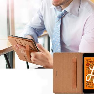Spigen Stand Folio Klapphülle Braun für das iPad Mini 5 (2019) / Mini 4 (2015)