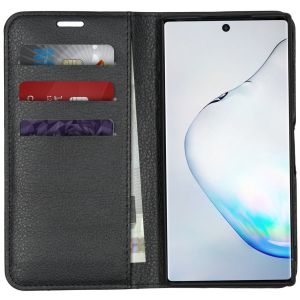 iMoshion Luxuriöse Klapphülle Schwarz für das Galaxy Note 10