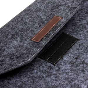 Soft Sleeve aus Filz 15 Zoll - Dunkelgrau