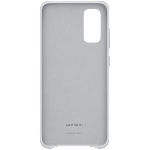 Samsung Original Leather Backcover für das Galaxy S20 - Grau