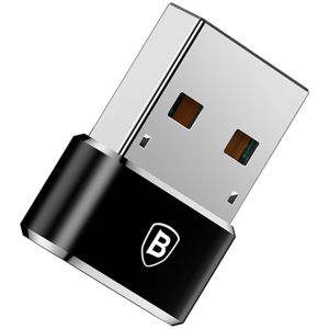 Baseus USB-A (Stecker) auf USB-C-(Buchse)-Adapter - Schwarz