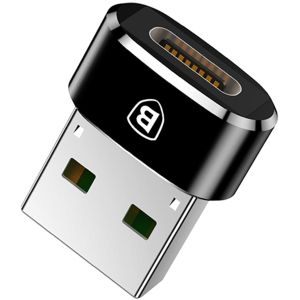 Baseus USB-A (Stecker) auf USB-C-(Buchse)-Adapter - Schwarz