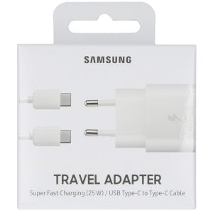 Samsung Travel Adapter + USB-C auf USB-C kabel - Weiß