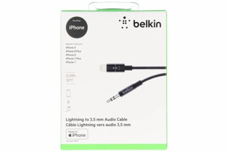 Belkin Lightning auf 3,5 mm Jack Audio Kabel - 0,9 Meter